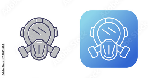 Gas Mask Vector Icon