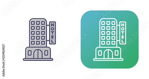Hotel Vector Icon