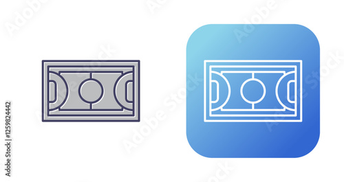 Football Field Vector Icon
