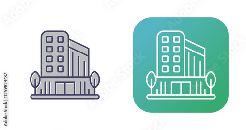 Office Building Vector Icon