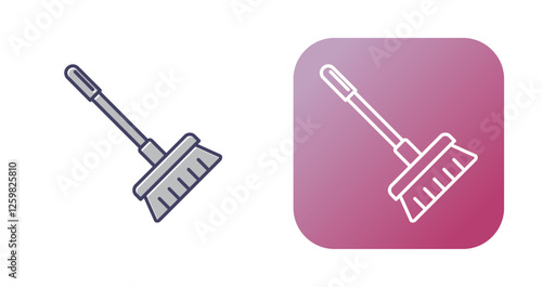 Broom Vector Icon