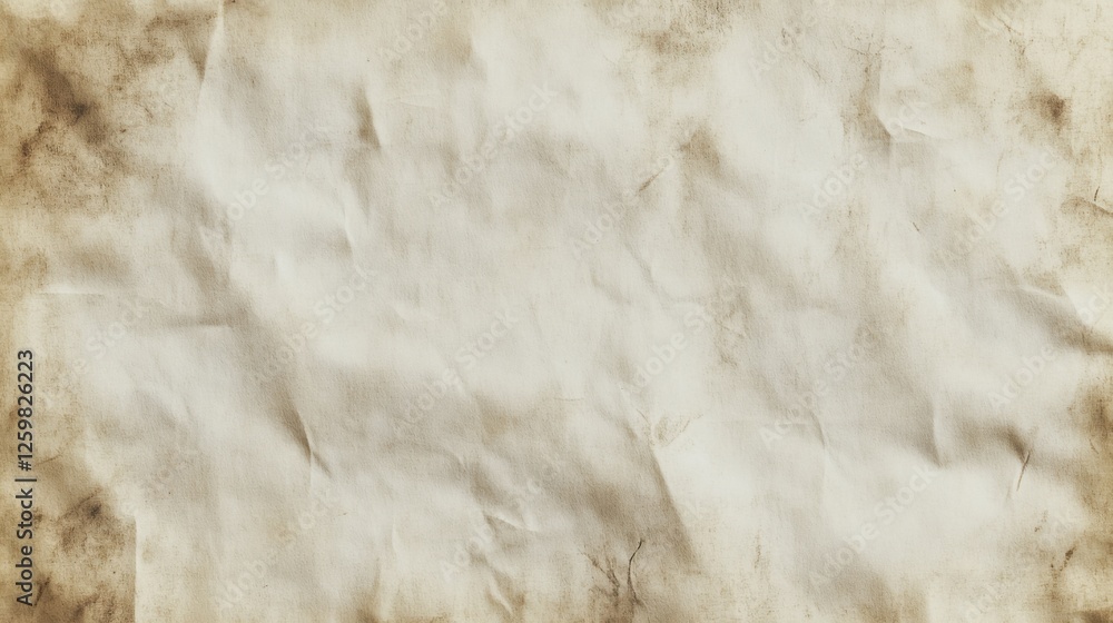 Blank parchment texture featuring faint coffee stains and a softly aged look, perfect for vintage design projects and providing ample space for text Blank parchment texture featuring faint coffee stains and a softly aged look, perfect for vintage design projects and providing ample space for text