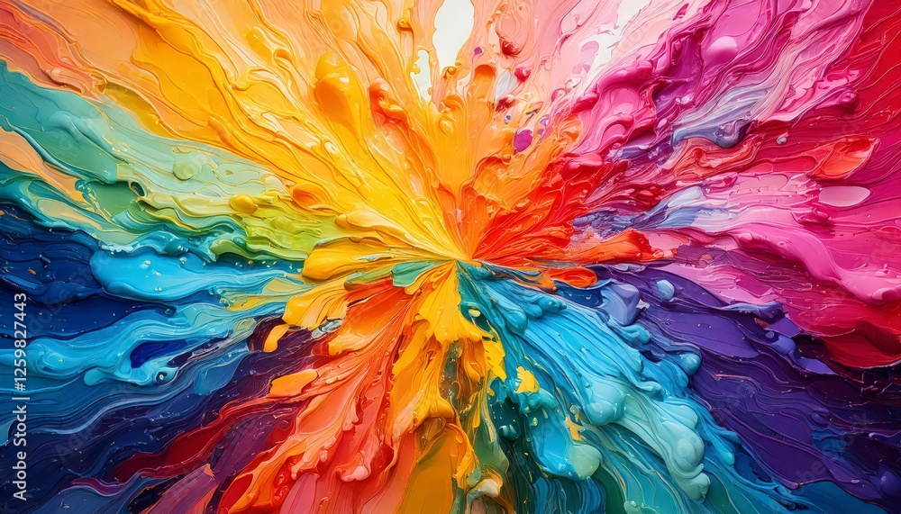 Fototapeta premium Holi themed Abstract background