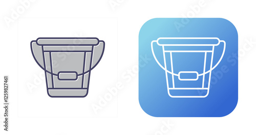 Bucket Vector Icon