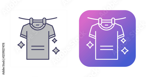 Drying Vector Icon