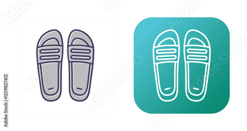 Slippers Vector Icon
