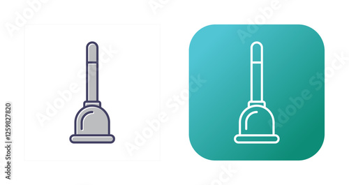 Plunger Vector Icon