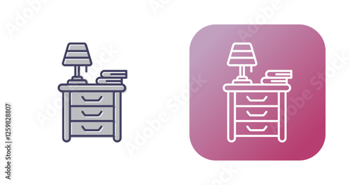 Nightstand Vector Icon