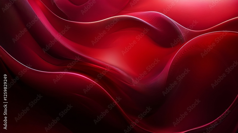 Obraz premium Rich maroon abstract background with deep tones and bold shapes. Emphasizing intensity and sophistication. Ideal for dramatic and luxurious designs.