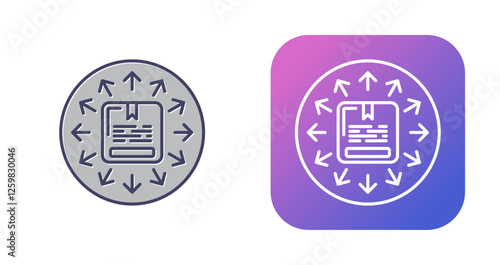 Business Logistics Vector Icon photo