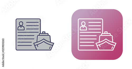 Ship Broker Vector Icon