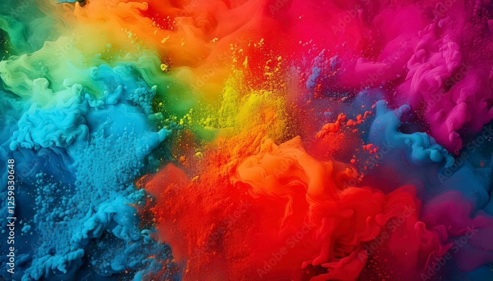 Holi themed Abstract background Holi themed Abstract background