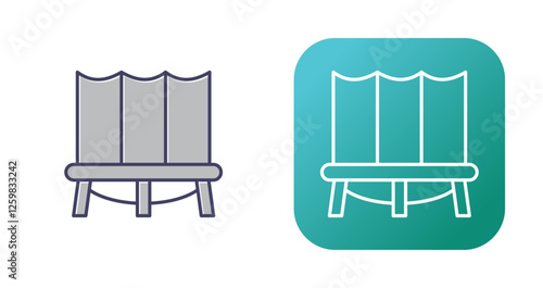 Trampoline Vector Icon