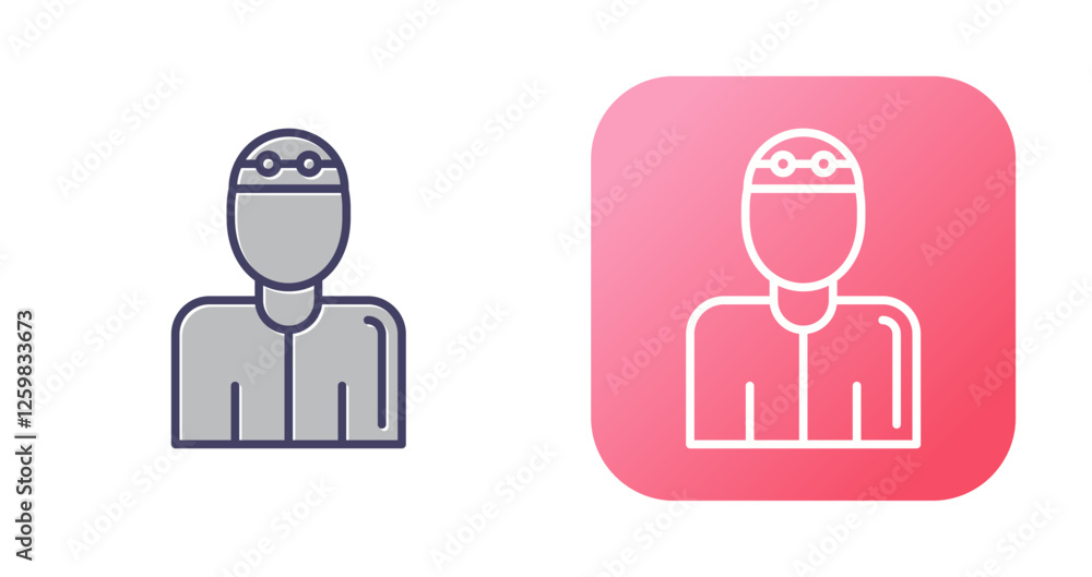 Fototapeta premium Swimmer Vector Icon