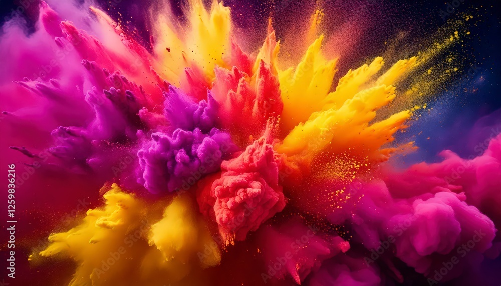 Fototapeta premium Holi themed Abstract background