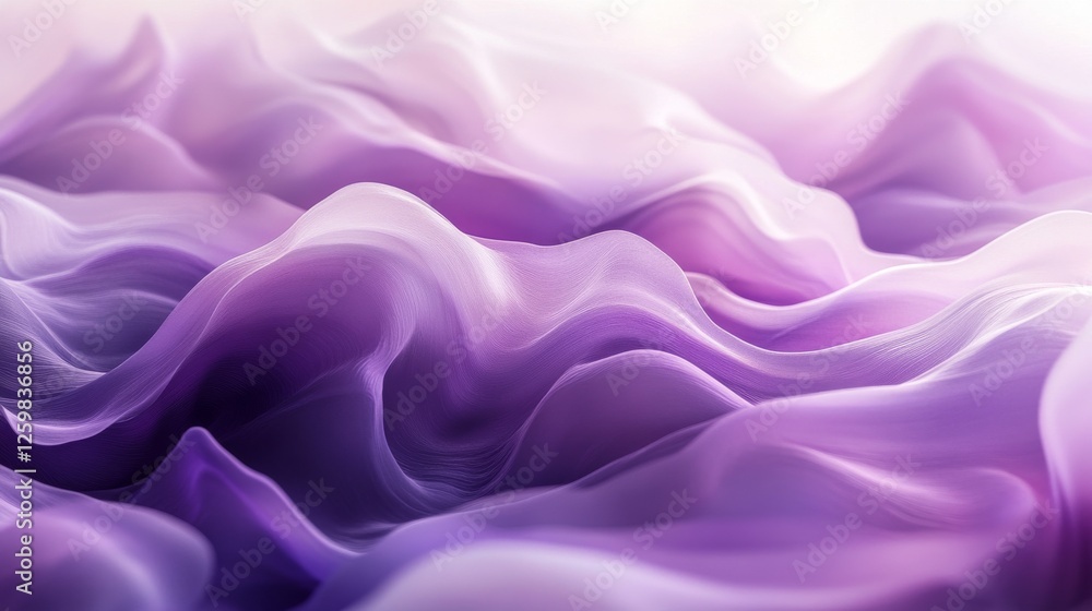 Fototapeta premium Soft lavender abstract background with delicate tones and smooth gradients. Emphasizing calm and elegance. Ideal for tranquil and refined designs.