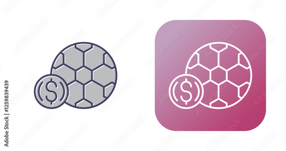 Obraz premium Betting Vector Icon