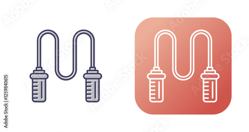Jumping Rope Vector Icon