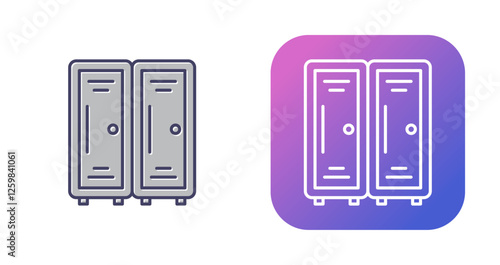 Locker Room Vector Icon