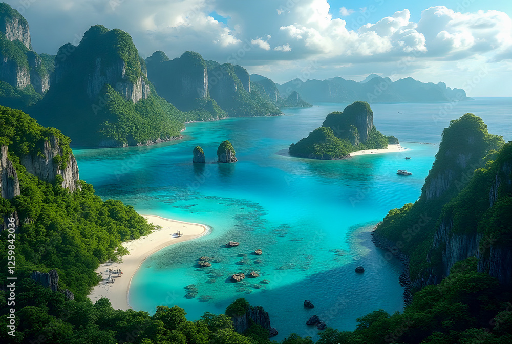 Fototapeta premium tropical beach in thailand