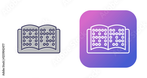 Braille Vector Icon