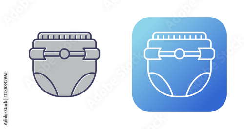 Diaper Vector Icon