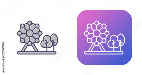 Park Vector Icon