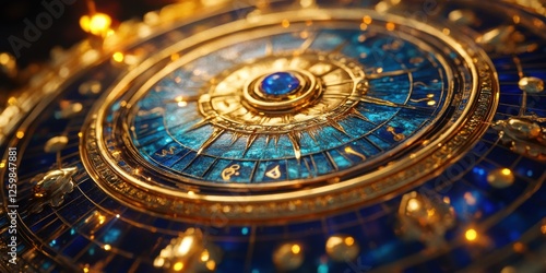 Wallpaper Mural Astrological compass design fantasy realm decorative art cosmic inspiration close-up view celestial navigation Torontodigital.ca