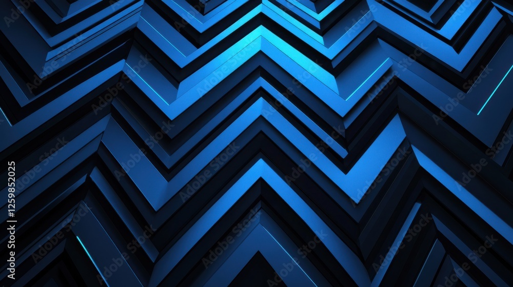 Zigzag Lines on Blue Background for Design, Banner Template, Abstract Zigzag Lines Wallpaper with Copy Space, Minimalist Zigzag Pattern Wallpaper Zigzag Lines on Blue Background for Design, Banner Template, Abstract Zigzag Lines Wallpaper with Copy Space, Minimalist Zigzag Pattern Wallpaper