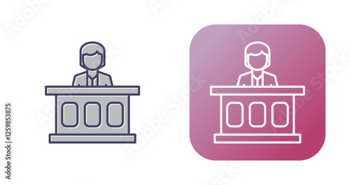 Jury Vector Icon