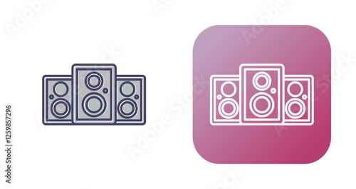 Speaker Vector Icon