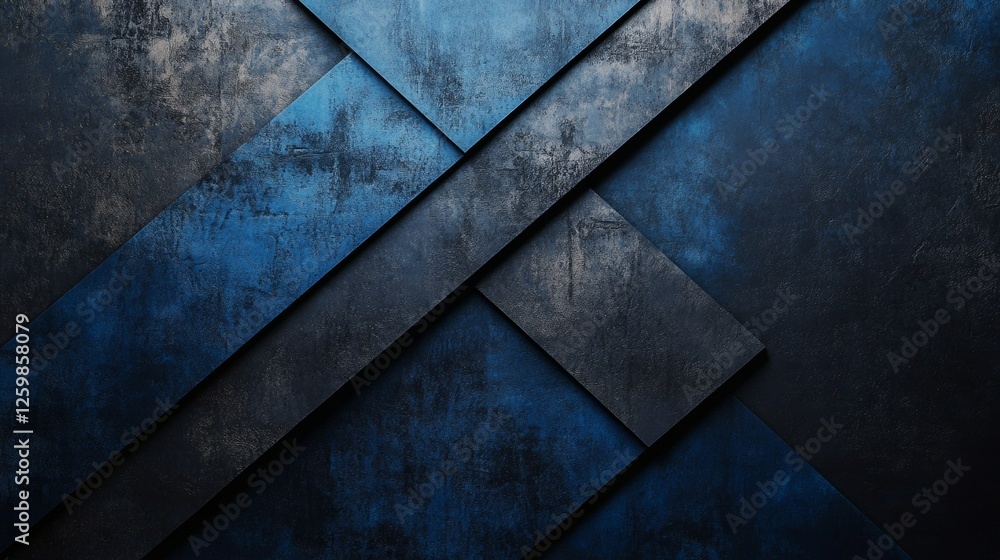 Blue Background with Simple Geometric Elements and Patterns for Design, Banner Template. White Space in the Center for Text, Minimalist Abstract Wallpaper for Modern Visuals. Blue Background with Simple Geometric Elements and Patterns for Design, Banner Template. White Space in the Center for Text, Minimalist Abstract Wallpaper for Modern Visuals.