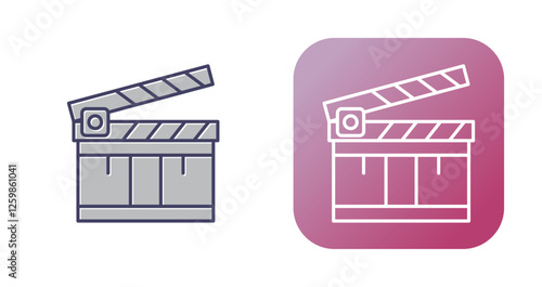 Clapperboard Vector Icon