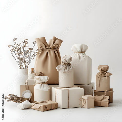 Customizable Product Bundles on eCommerce Website with Neutral Tone Packaging
