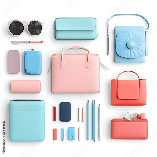 Customizable Product Bundles for E-Commerce Websites: Showcase Variations on a Clean White Background