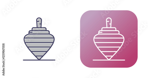 Spinning Top Vector Icon