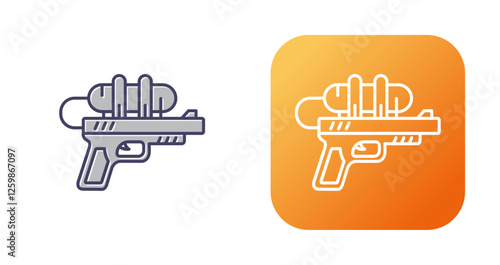 Water Gun Vector Icon