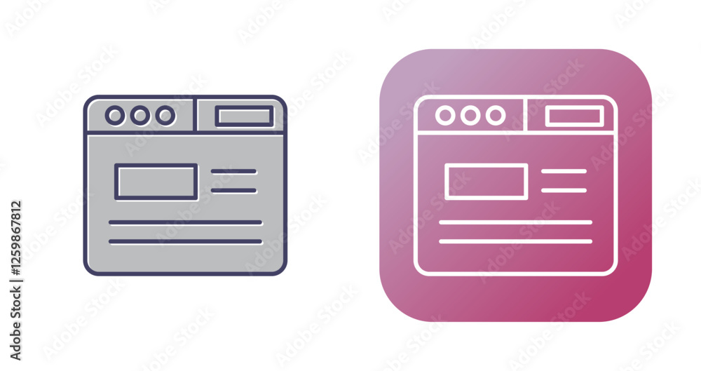 Webpage Vector Icon