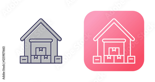 Warehouse Vector Icon