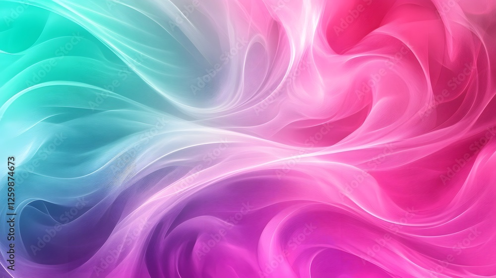 Abstract smoky background with vibrant colorful gradient design