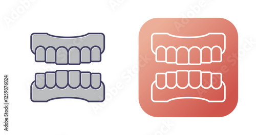 Denture Vector Icon