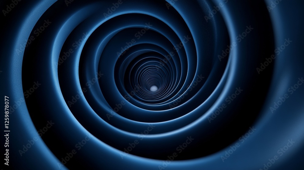 Blue background with spiral shapes for design, banner template. White space in the center of the page for text. Minimalist geometric wallpaper. Blue background with spiral shapes for design, banner template. White space in the center of the page for text. Minimalist geometric wallpaper.