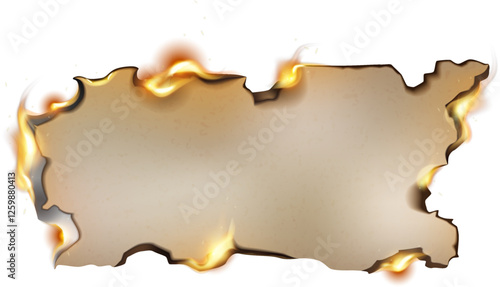 Burned Paper Texture
