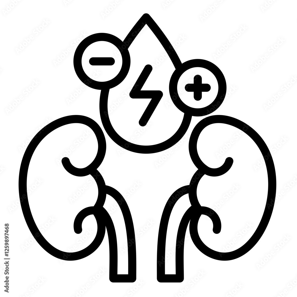 Electrolytes Icon Electrolytes Icon