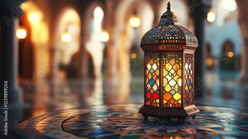 Traditional Arabic Lantern – Vibrant Islamic Decor for Ramadan & Eid Nights