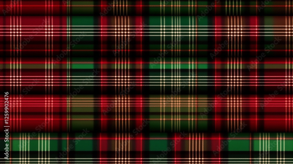 Check plaid set seamless pattern in a festive Christmas theme, red and green colors, traditional woven look, Check plaid set seamless pattern in a festive Christmas theme, red and green colors, traditional woven look,