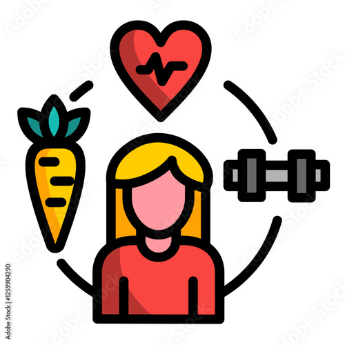 Healthy Living Icon
