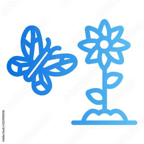 butterfly Gradient icon