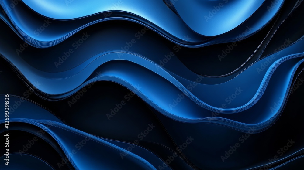 Blue Background with Wavy Lines and Circles, Banner Template with White Space for Text. Abstract Minimalist Wallpaper with Copy Space on Blue Background. Unique Modern Wallpaper. Blue Background with Wavy Lines and Circles, Banner Template with White Space for Text. Abstract Minimalist Wallpaper with Copy Space on Blue Background. Unique Modern Wallpaper.
