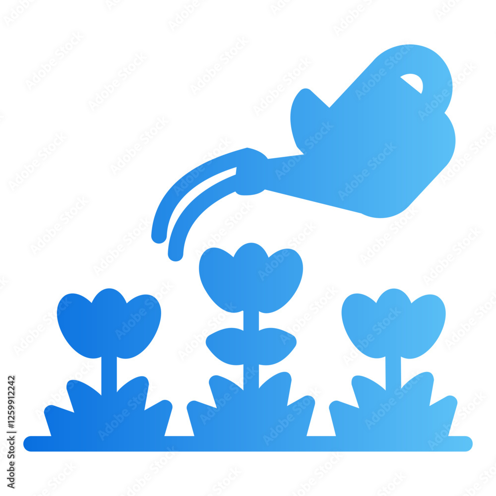 Obraz premium watering Gradient icon